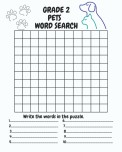 Pets Word Search