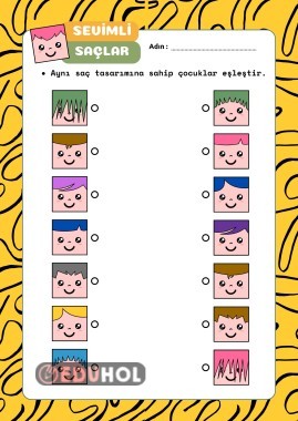 çılgın saç eşleştirme