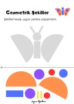 Geometrik Şekiller Kes Yapıştır Etkinliği