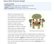MAYAMIZ BİRLİK, İLK DERSİMİZ KARDEŞLİK