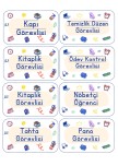 Sınıf Görevli Kartları