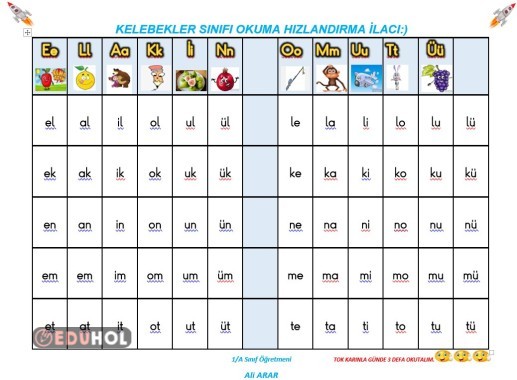 ELAKİN - OMUTÜ HECE ÇALIŞMASI.