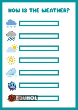 HOW IS THE WEATHER? WORKSHEET