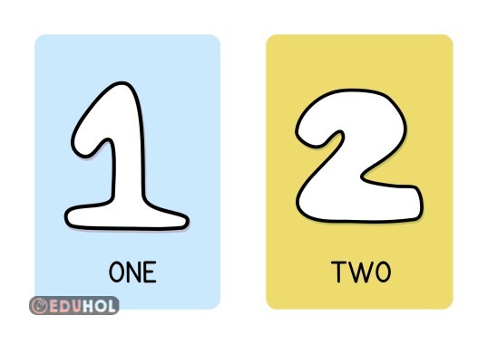 NUMBERS FLASHCARDS