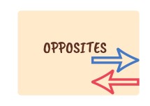 OPPOSITES FLASHCARD