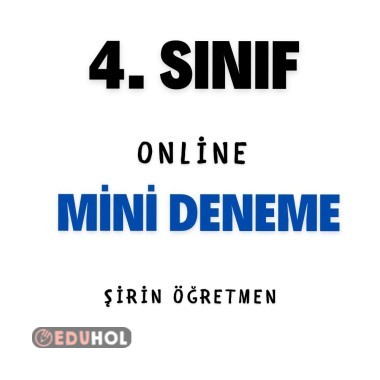 Haftalık online mini denemeler yüklendi. Veli gruplarınıza paylaşabilirsiniz...