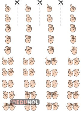 Parmakla Rakamlar İnteraktif Defter Sayfası