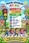 Trafik Köşesi Renkli Poster