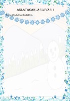 KIŞ TATİLİ KONUSU HAKKINDA HİKAYE YAZMA ÇALIŞMASI