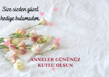 Anneler günü için hazırladığım hediye kartı. Yan tarafına ayna yapıştırabilirsiniz.