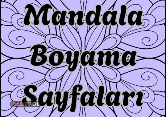 Mandala Boyama Sayfaları 1 ✔️
