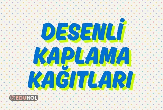 Öğrenciler için hediyelikleri paketleme kağıtları (16 farklı desen)