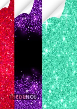 Pano ve süslemeler için ışıltılı ve desenli fonlar