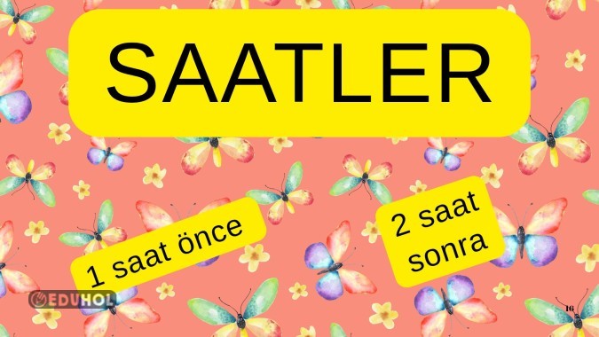 Saatler (öncesi -sonrası) 3