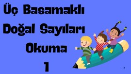 3 Basamaklı Doğal Sayıları Okuma 1