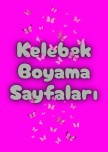 Kelebek boyama (7 sayfa kelebek boyama pdf)