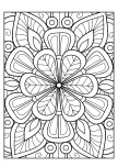 Mandala (Çiçek Mandala) Boyama Sayfaları