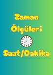 Zaman Ölçüleri (Saat/Dakika)