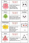 Geometrik Şekiller kes-yapıştır ve etkinlik