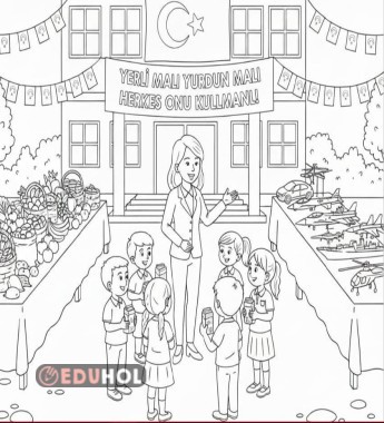 YERLİ MALI HAFTASI BOYAMA 2