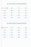 3. Sınıf Onluk ve Yüzlük Yuvarla Ev Ödevi