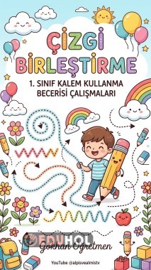 1. Sınıf Çizgi Birleştirme Etkinlikleri