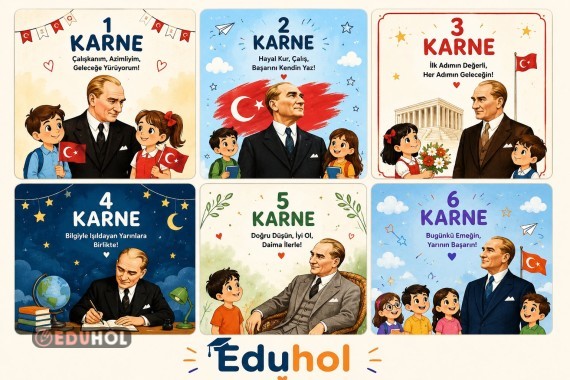 6 FARKLI KARNE VE GELİŞİM RAPORU KAPAĞI