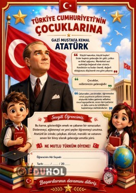 Atatürk’ten Çocuklara Mesaj