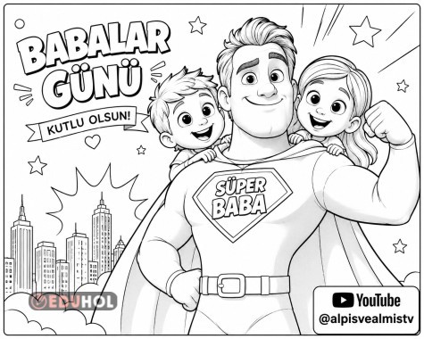 BABALAR GÜNÜ BOYAMA ETKİNLİĞİ
