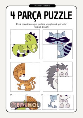 Hayvanlar puzzle