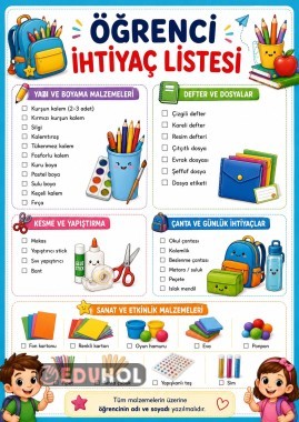 İhtiyaç Listesi