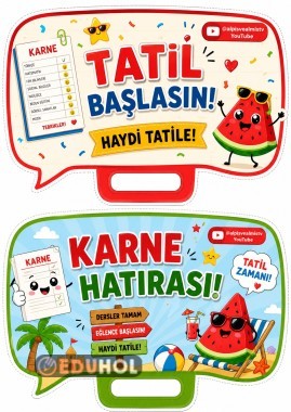 KARNE HATIRASI PANKARTLAR