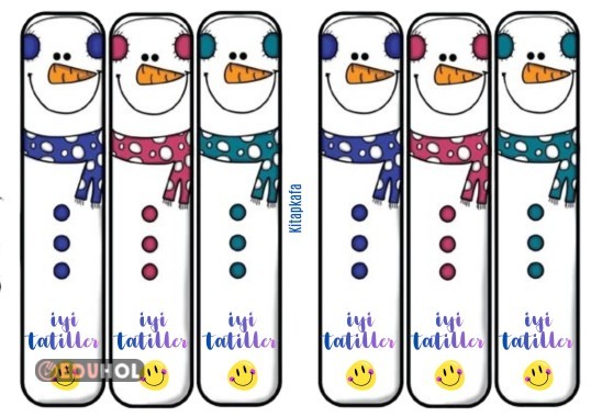 Karne hediyesi kitap ayracı