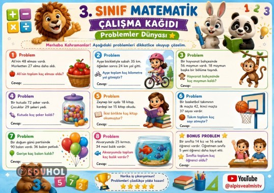 MATEMATİK ÇALIŞMA KAĞIDI