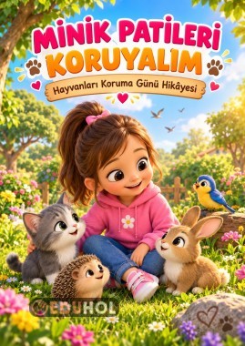 Minik Patileri Koruyalım - Hayvaları Koruma Günü Hikaye Kitabı