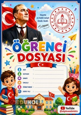 Öğrenci Dosyası Kapağı