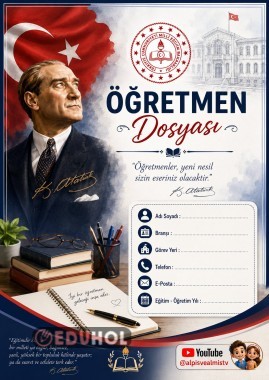 Öğretmen Dosyası Kapağı