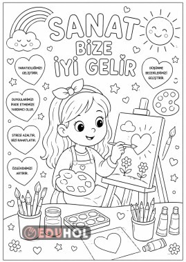 Sanat bize iyi gelir boyama