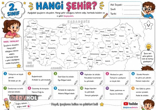 ŞEHİR BULMACA