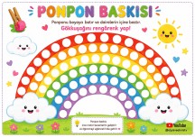 GÖKKUŞAĞI PONPON BASKISI
