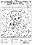 🐾 Hayvanları Koruma Günü – Mozaik Boyama Sayfası