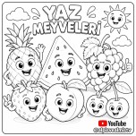 YAZ MEYVELERİ BOYAMA
