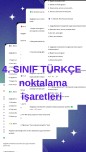 Türkçe 4. sınıf noktalama işaretleri