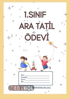 1.sınıf ara tatil kitapçığı