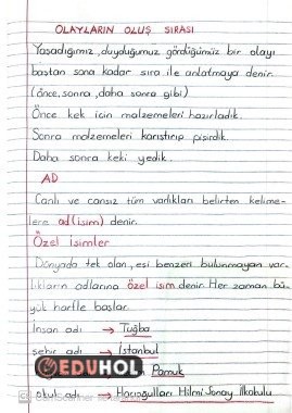 34. hafta defter notları