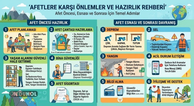 afetlere karşı önlemler