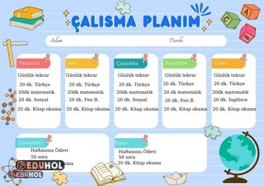 çalışma planı