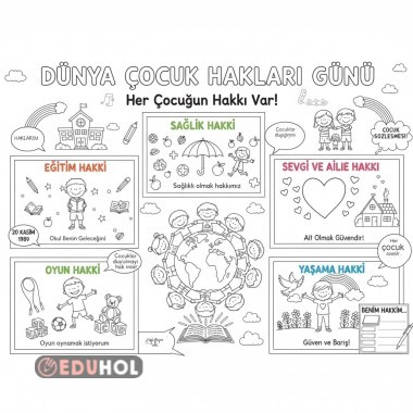 ÇOCUK HAKLARI GÜNÜ BOYAMA
