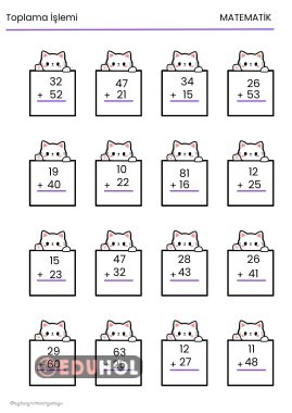 eldesiz toplama işlemi