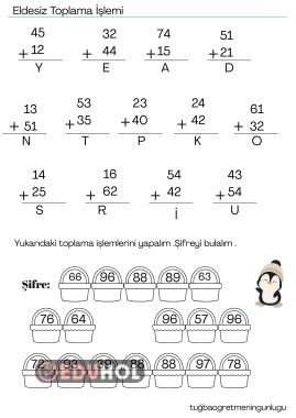ELDESİZ TOPLAMA ŞİFRELİ